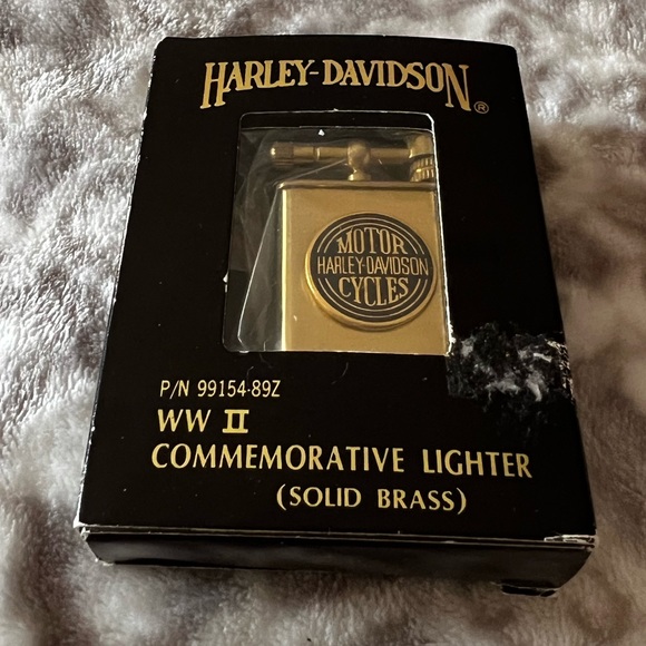 Harley Davidson Brass lighter - Picture 2 of 6